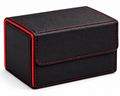 DeckVault Deck Box für Sammelkarten in Schwarz und Rot