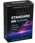 Dragon Haven Standard Card Sleeves – 100 schwarze Kartenhüllen im Format 66 × 91 mm