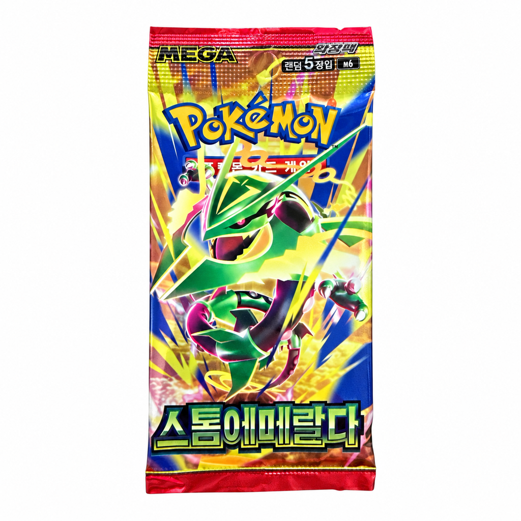 Pokémon Storm Emeralda M6 – koreanischer Booster, Vorderseite