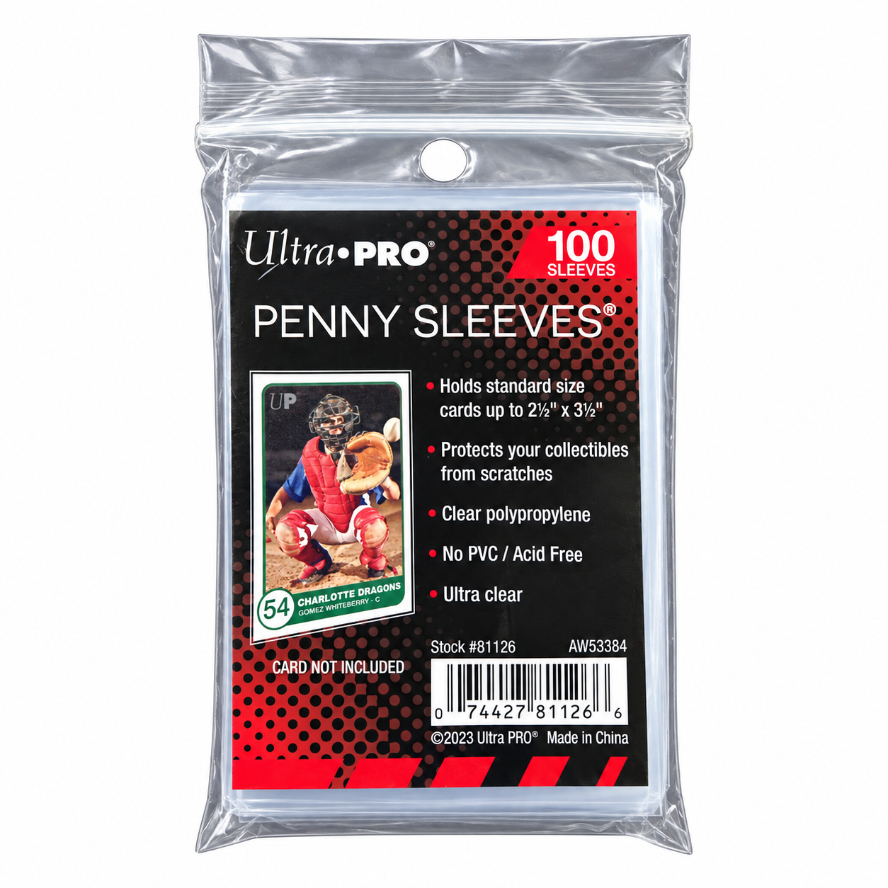 Ultra PRO Penny Sleeves – 100 transparente Kartenhüllen